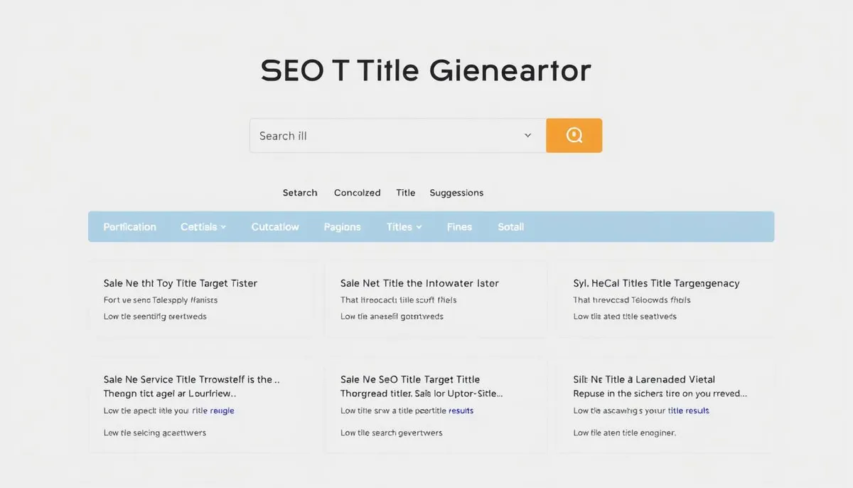 SEO Studio Tools Title Generator interface