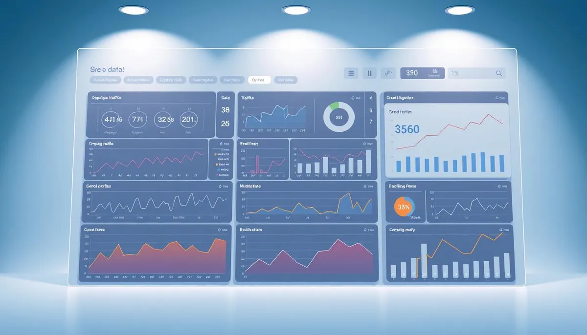 SEO reporting and analytics dashboard