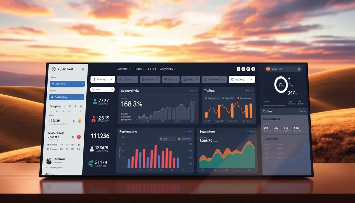 SEO super tool dashboard