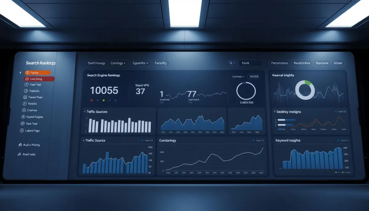 Rank monitoring dashboard