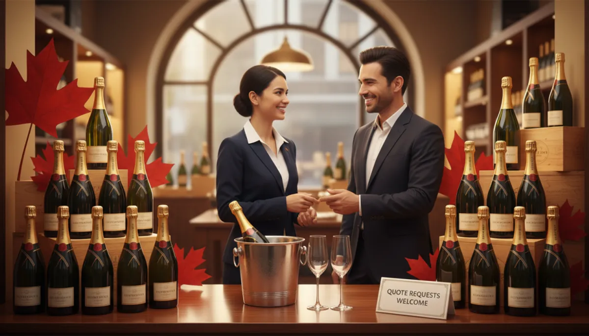 champagne supplier canada