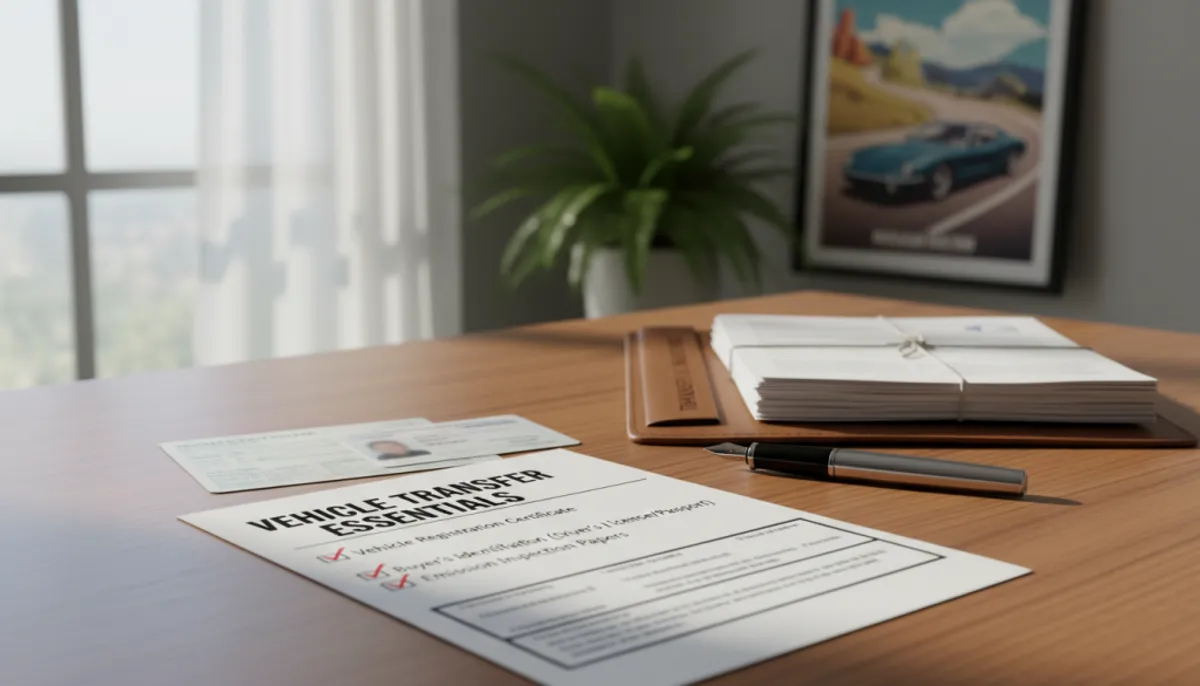 Documents nécessaires pour la cession de véhicule