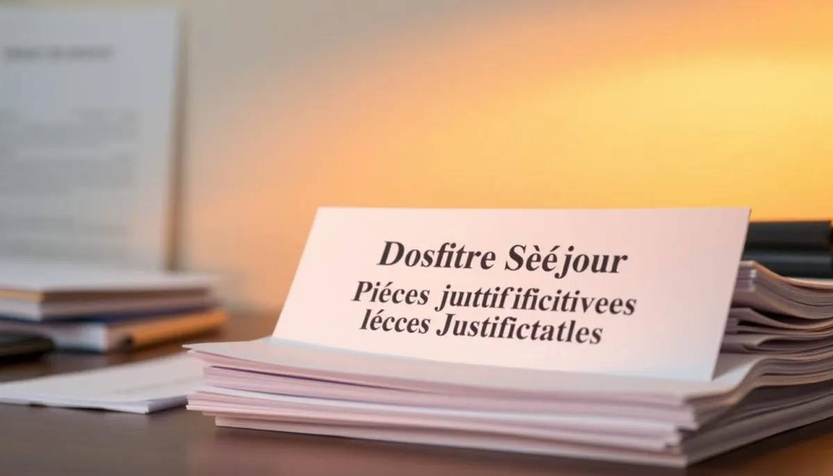 dossier titre séjour pièces justificatives