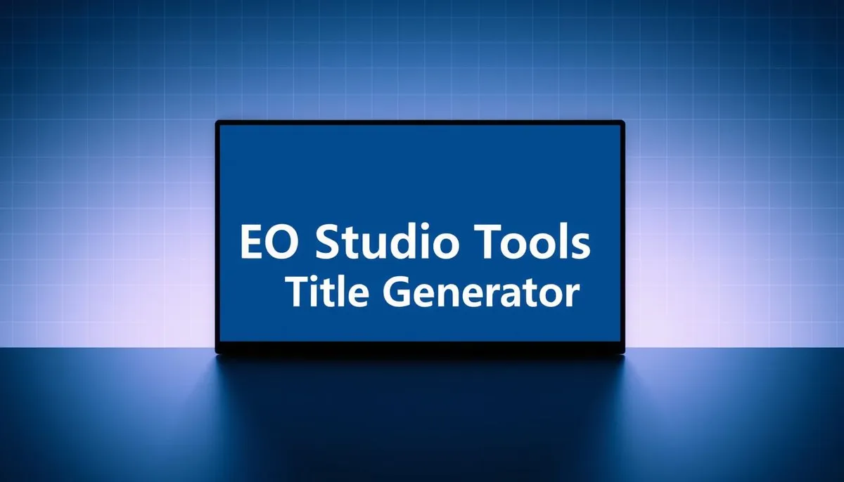SEO Studio Tools Title Generator