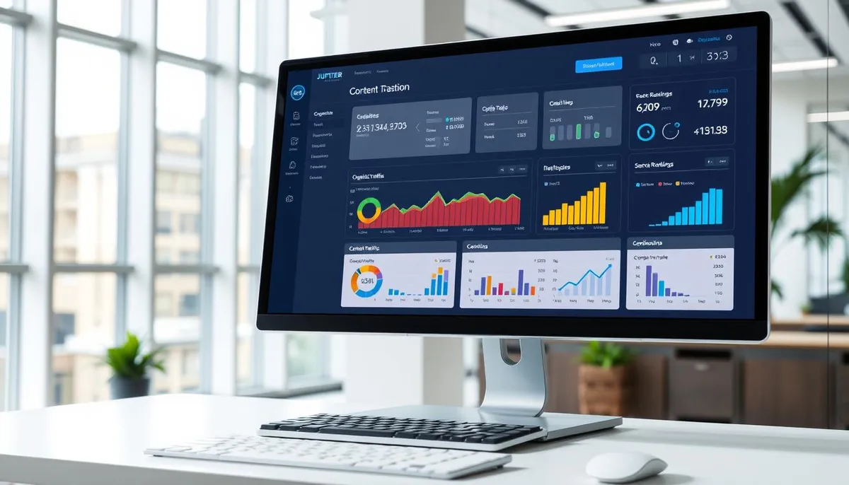 Jupiter SEO reporting dashboard