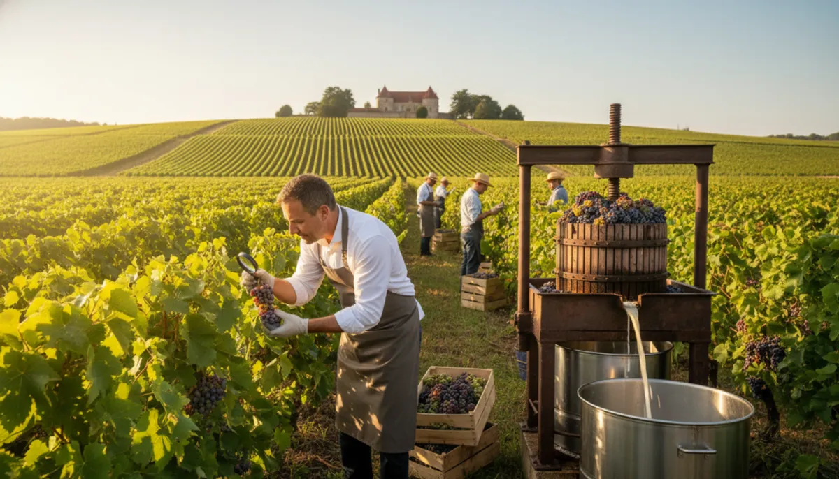 how is champagne made