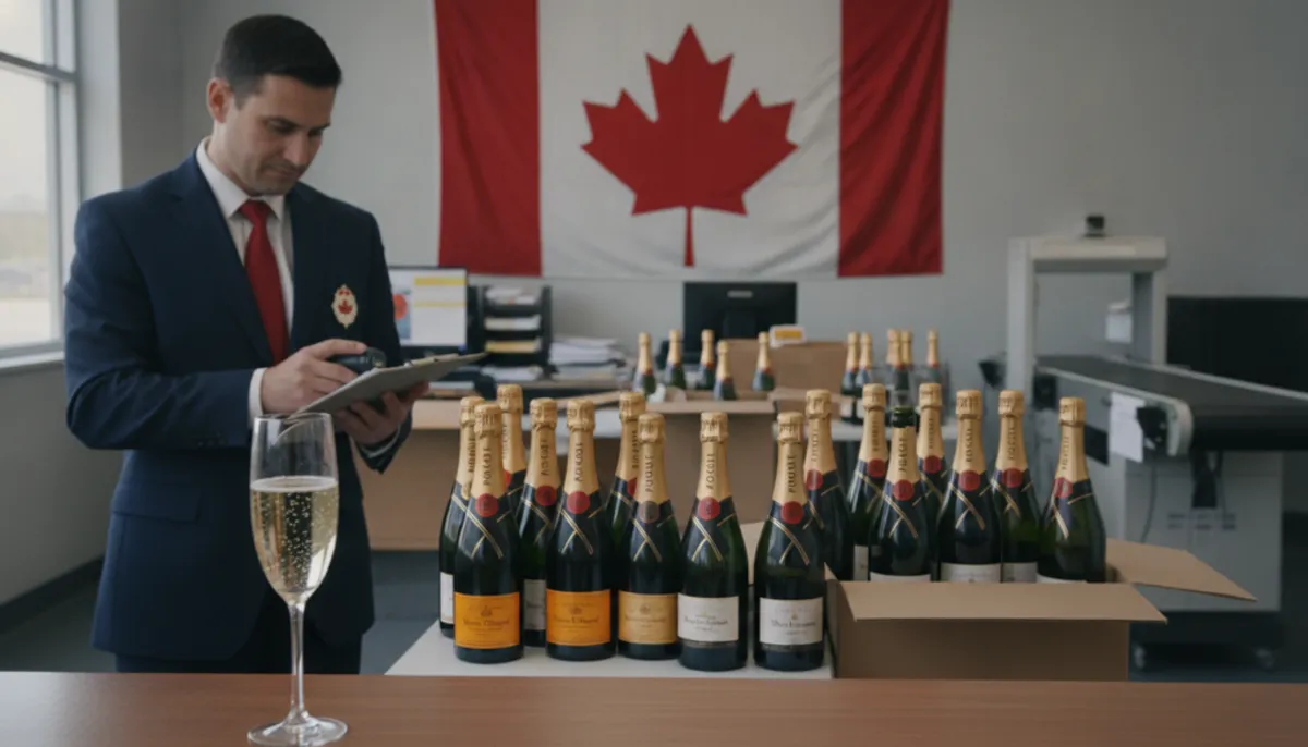 importing champagne into Canada
