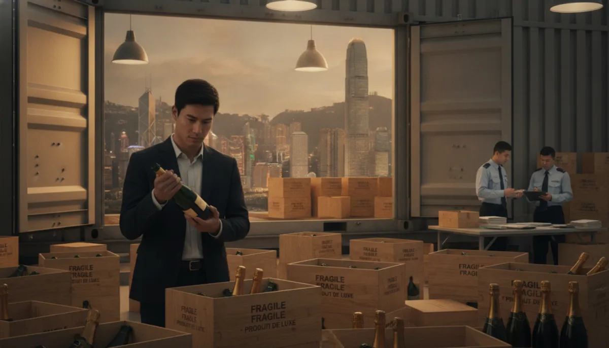 importing champagne into Hong Kong