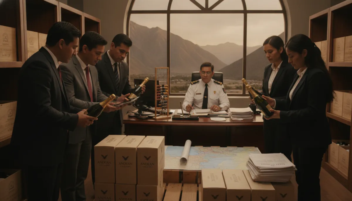importing champagne into Peru