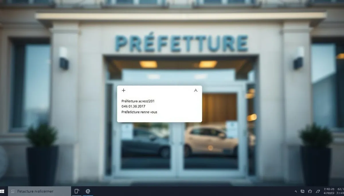 Inscription notifications rendez-vous préfecture