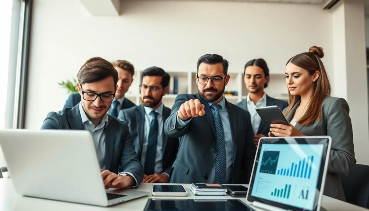 search engine optimization experts analyzing AI model optimization