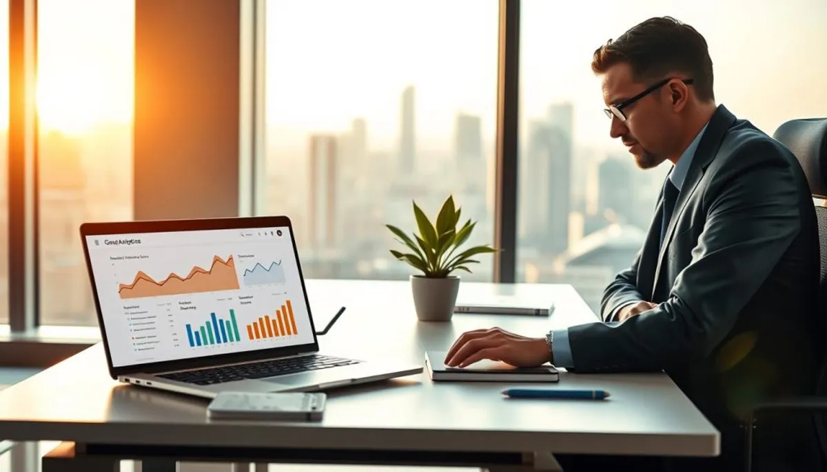 SEO performance tracking with Google Analytics