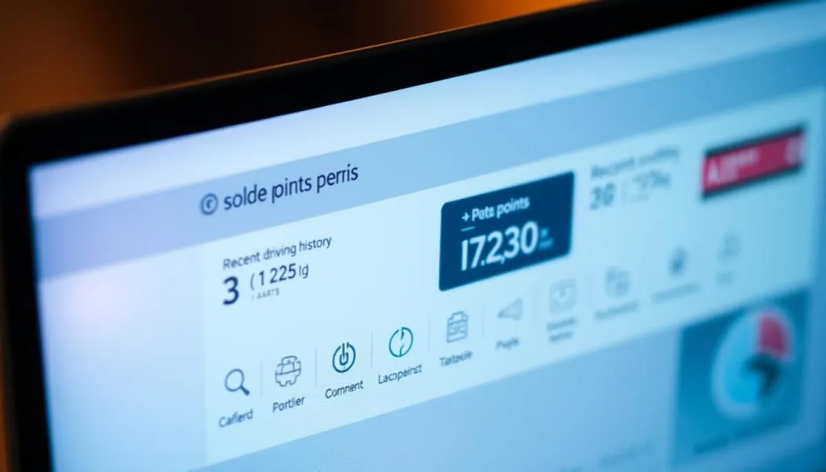 solde points permis