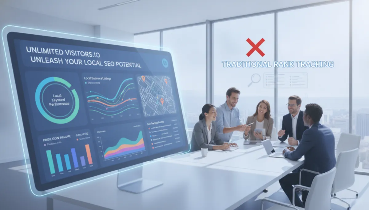 UnlimitedVisitors.io competitive advantages over traditional rank tracking tools