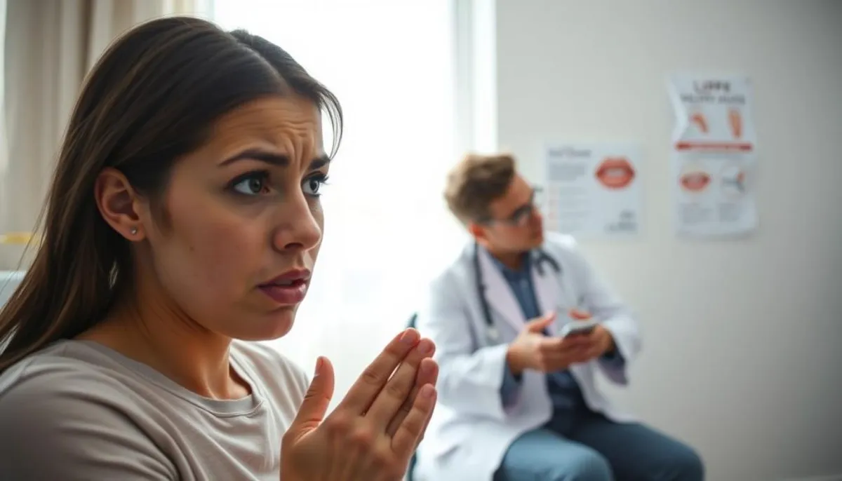 when to see a doctor for swollen lips